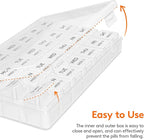 Lifewit Monthly Pill Organizer, 28 Day Pill Box, 4 Weeks One Month Vitamin Cases, Large Compartments Medicine Organizer for Fish Oils, Supplements, 28 Grids, Clear