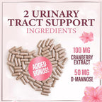 Vaginal Probiotics for Women - Gently Support Feminine Health, pH Balance, Healthy Odor & Vaginal Flora - 50 Billion CFU per Capsule - Improved Formula with Lactobacillus & Cranberry - 120 Capsules