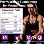 Creatine Monohydrate Gummies for Men & Women 5000mg Muscle Strength & Recovery Added Electrolytes – 128 Vegan Gummies Strawberry Flavor,The Optimal Choice for Fitness, Sports, Physical Training