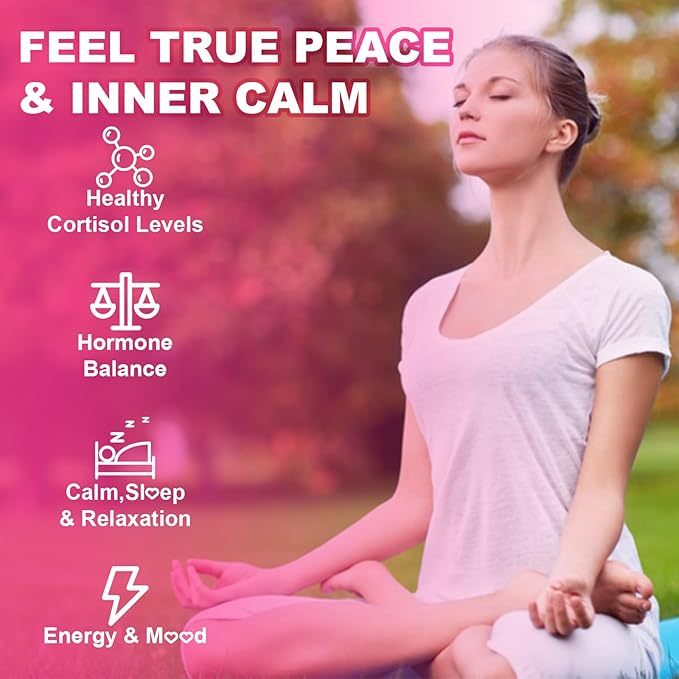 Cortisol Supplements for Women & Men, 13 in 1 Cortisol Detox, Cortisol Manager Reducer with Ashwagandha, Magnesium, L-Theanine, Cortisol Balance Gummies-Hormone Balance, Focus, Calm, zzZ, 60 Cts