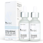 Hyaluronic Acid 2% + B5 Serum 60ml/2oz – USA Made - All Skin Types - Hyaluronic Acid Serum for Face – Hydrating, Plumping & Lightweight – Fragrance Free Skincare – Moisturizing Face Serum for Women