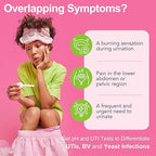 Easy@Home Vaginal pH Test Strips & UTI Test Kits (8 Pack): Yeast Infection, BV, UTI Tests for Women, Fast Accurate Results, 4 Urinary Tract Infection & 4 Feminine pH Health Tests