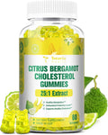 Sugar Free Citrus Bergamot Gummies - All Natural Supplements 25:1 Extract from Italian Bergamot Supplement for Healthy Anti-Aging Sugar-Free Vegan