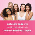 NutraChamps Biotin Gummies 5000mcg with Collagen, Keratin & More – Hair Skin and Nails Vitamins for Women & Men – Support Normal Hair Growth Cycle - Enhanced with Vitamin C, D3, Zinc (Pack of 2)