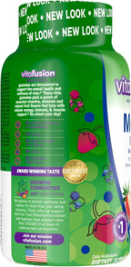 Vitafusion Men's Multivitamins | 150 Adult Gummies | with Vitamins A, B, C, D, E | Berry Flavor | Gluten Free Supplement