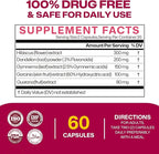 Appetite Suppressant, Metabolism Booster for Weight Loss, Fat Burner Supplement, Garcinia Cambogia, Guarana, Hibiscus, Dandelion, Gynostemma, Natural Support for Energy Levels, 60 Capsules