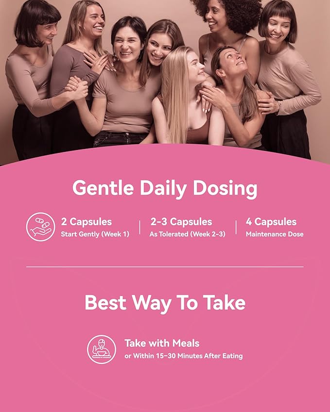 Inositol Supplement for Women, Myo-Inositol & D-Chiro Inositol 40:1, PCOS Support with Berberine, MTHF Folate & Vitamin D3, Supports Ovarian Health, Hormonal Balance & Regular Cycles, 120 Capsules