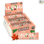 Aloha Organic Maple Sea Salt Protein Bar, 12 ct