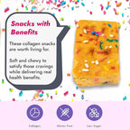 321glo Collagen Protein Brownie | Gluten Free, Low Sugar | Keto Snack for Women, Men, & Kids | 16g Protein, 6g Collagen | 12 Pack (12 Pack, Variety Pack)