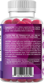 Vitamatic Biotin Gummies 10,000 mcg for Stronger Hair, Skin & Nails - 60 Vegan Gummies - Also Called Vitamin B7 (2 Bottles)