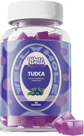 Well&Whole Bile Salts Supplement TUDCA Gummies 1000mg + Milk Thistle 500mg - Clinically Studied Liver Support for Detox & Digestion - Vegan, Non-GMO - 60 Counts