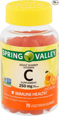 Spring Valley - Gummie Vitamin C 240 mg, 70 Orange Gummies