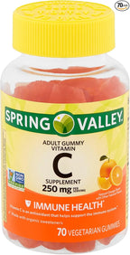 Spring Valley - Gummie Vitamin C 240 mg, 70 Orange Gummies