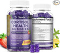 2 Bottles Cortisol Supplements for Women & Men 20-in-1 Cortisol Gummies with Ashwagandha Rhodiola Rosea Magnesium Phosphatidylserine Calm Focus Mood Support Healthy Cortisol Levels 30 Day Supply