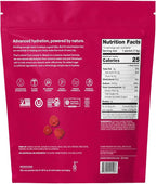 Cure Hydration | Plant-Based Electrolyte Drink Mix | No Added Sugar | Dehydration Relief Powder Made with Coconut Water | Non-GMO | Vegan | Pouch of 14 Packets - Raspberry