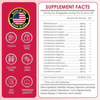 CANLIST Women's Probiotics 120 Billion CFUs 18 Strains 3 Prebiotics & Digestive Enzymes Contains Organic Prebiotic Cranberry Women's Health Digestive & Immune Support Non-GMO, 120 Capsules