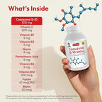 ANDREW LESSMAN Coenzyme Q-10 300 mg 30 Capsules - Essential for Energy Production and Optimum Key Organ Function, Anti-Oxidant Support, Depleted by Aging, Plus B-Complex. Easy to Swallow Capsules
