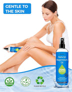 Magnesium Spray, Pure Magnesium Oil Spray for Feet,Ideal Gift for Muscle Relaxation&Better Sleep,Rapid Absorption,Quick Drying Without Residue-Unflavored.