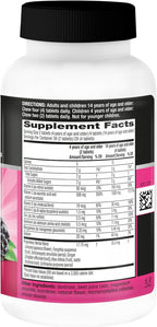 Airborne Vitamin C 1000mg (per Serving) - Very Berry Chewable Tablets (116 Count in a Bottle), Gluten-Free Immune Support Supplement, with Vitamins A C E, Zinc, Selenium, Ginger, Antioxidants