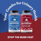 Urinary Tract Supplement Duo, Urinary Harmony + Killer Cranberry, UT Defense blends, D-mannose & Hibiscus + Cranberry, Pine Bark, Propolis & Vitamin D, Clinical Strength Ingredients, 2 X 60 ct