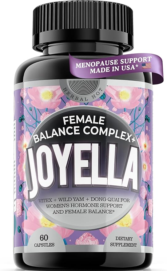 11-in-1 Hormonal Balance, Relief for Menopause Symptoms, Helps Reduce Hot Flashes, Night Sweats, and Mood Swings, Clinically Proven Ingredients, Natural PMS Support, Made in USA, 3rd Party-Tested
