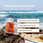 Essential Elements Turmeric Curcumin - Joint, Heart & Brain Support - with BioPerine for Optimal Absorption 1950 mg - 90 Count - 30 Servings