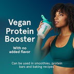 Puori Vegan Protein Powder, Unflavored - Plant-Based Protein Powder with Pea Protein, Algae Calcium - Workout Supplement for Sustained Energy, Bone Health, Muscle Recovery & Growth - 25 Servings