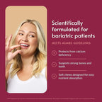 Bariatric Advantage Calcium Citrate Chewy Bites 500 mg - Highly Absorbable & Digestible - Vitamin D3 - Easily Chewable Calcium Supplement - Peanut Butter Chocolate - 90 Count
