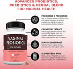 BioSchwartz Vaginal Probiotics for Women Supplement with Prebiotics Lactobacillus Crispatus - Supports Women's Health by Promoting Healthy Vaginal Odor, Flora, PH Balance - 30 Day Supply, 30 Capsules