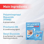 OCuSOFT Lid Scrub PLUS 35 - Pre-Moistened Leave-On Eyelid Wipes for Moderate to Severe Conditions - Moisturizing Eyelid Cleanser for Maximum Relief - 35 Count