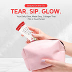 | Pomegranate Collagen Stick – 20 Sticks, 0.77oz(22g) | Korean Fruit Extract, Daily Beauty Supplement, No Sugar Added, Portable On-the-Go Sticks | 석류 콜라겐 스틱