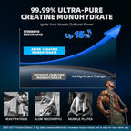 Creatine Monohydrate Gummies,Complex 9000 MG for Men & Women,Pre-Workout Gummies with BCAA, L-Carnitine, Taurine & Vitamin B12 for Enhanced Strength, Energy & Muscle Growth,0 Sugar, Vegan-120 Count