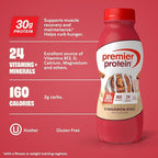 Premier Protein Shake, Cinnamon Roll, 30g Protein, No Added Sugar, 24 Vitamins & Minerals to Support Immune Health, 11.5 fl oz, 12 Pack
