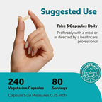 Micro Ingredients Hyaluronic Acid Complex, 240 Vegetarian Capsules | with Collagen, MSM, Vitamin C, Biotin, Turmeric & Boswellia | Non-GMO, Filler-Free, cGMP Manufactured & Lab Tested
