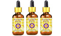 Deve Herbes Pure Radish Seed Oil (Raphanus sativus) with Glass Dropper Cold Pressed (Pack of Three)100ml X 3 (10 oz)