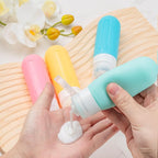 MODENGKONGJIAN 16 Pack Travel Bottles for Toiletries,TSA Approved Silicone Squeezable Travel Shampoo Bottles, 3oz Leak Proof Refillable Toiletry Cosmetic Containers (16PCS/Green)
