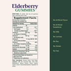 Nature's Bounty Elderberry Gummies, Immune Support, Contains Vitamin A, C, D, E and Zinc, 40 Gummies