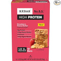 RXBAR High Protein Bars, Gluten Free, Protein Snacks, Strawberry Peanut Butter, 25.3oz Box (12 Bars)