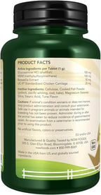 Now Pets, UC-II® Advanced Joint Mobility for Dogs and Cats, Veterinarian formulated, Help Maintain Cartilage and Connective Tissue*, 60 Chewable Tablets (60 Grams)