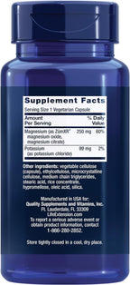 Life Extension Potassium with Extend-Release Magnesium – Heart health supplement for blood pressure support with two essential minerals – Non-GMO, vegetarian, gluten-free – 60 capsules
