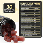Grevol Himalayan Shilajit Gummies with Ashwagandha - Fulvic Acid & 85+ Trace Minerals - No Added Sugar - Shilajit for Men & Women - 60 Gummy