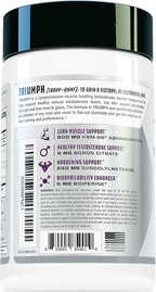 TRIUMPH Testosterone Booster for Men: Best Test Booster and Estrogen Blocker for Men with DIM, KSM 66 Ashwagandha, and Boron Citrate, Build Natural Lean Muscle Mass and Strength, 56 Veggie Capsules