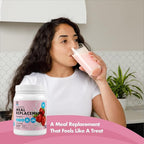 Yes You Can! Meal Replacement Shake - 20G Protein, 5G Fiber, 21 Vitamins & Minerals - Meal Replacement Protein Powder - Complete All-in-One Nutrition - 15 Servings (Strawberry)