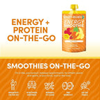 Designer Wellness Energy Smoothie, Real Fruit, 100mg Natural Caffeine, 5g Protein, Low Carb, Zero Added Sugar, Gluten-Free, Fruit Punch, 12 Count