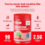 novomins Creatine Monohydrate Gummies for Men & Women, Chewables Creatine Monohydrate for Muscle Strength, Muscle Builder, Energy Boost, Pre-Workout Supplement(90 Count)-Watermelon Flavor. 1 Pack