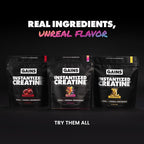 Gains in Bulk Instantized Creatine Monohydrate for Men & Women, Soluble Pre Workout Powder, Supports Muscle Building, Strength and Performance, Bodybuilding Supplements, Sour Gummy, 30 Servings