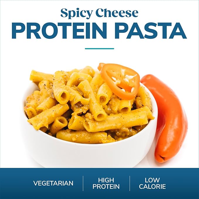 WonderSlim Protein Pasta, Spicy Cheese, 130 Calories, 12g Protein (7ct)