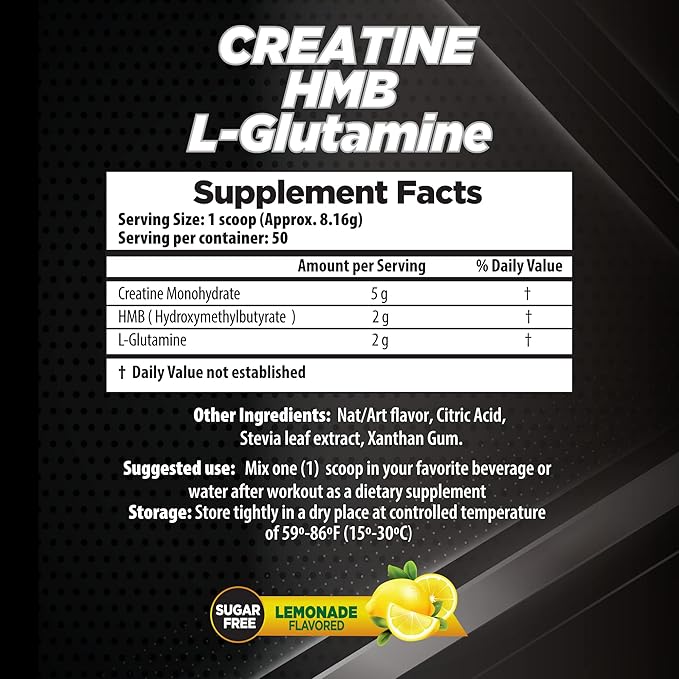 Pro Series Recovery Creatine HMB L-Glutamine is a Powerful Recovery Formula Designed to Accelerate Muscle Repair and Support Lean Muscle Growth After Intense Workouts.