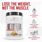 Purus Labs KetoFeed Protein | Keto Low Glycemic Protein Meal Replacement | Low Carb, 0 Sugars | Added MCTs | 20g Whey Protein (Salted Vanilla Caramel)