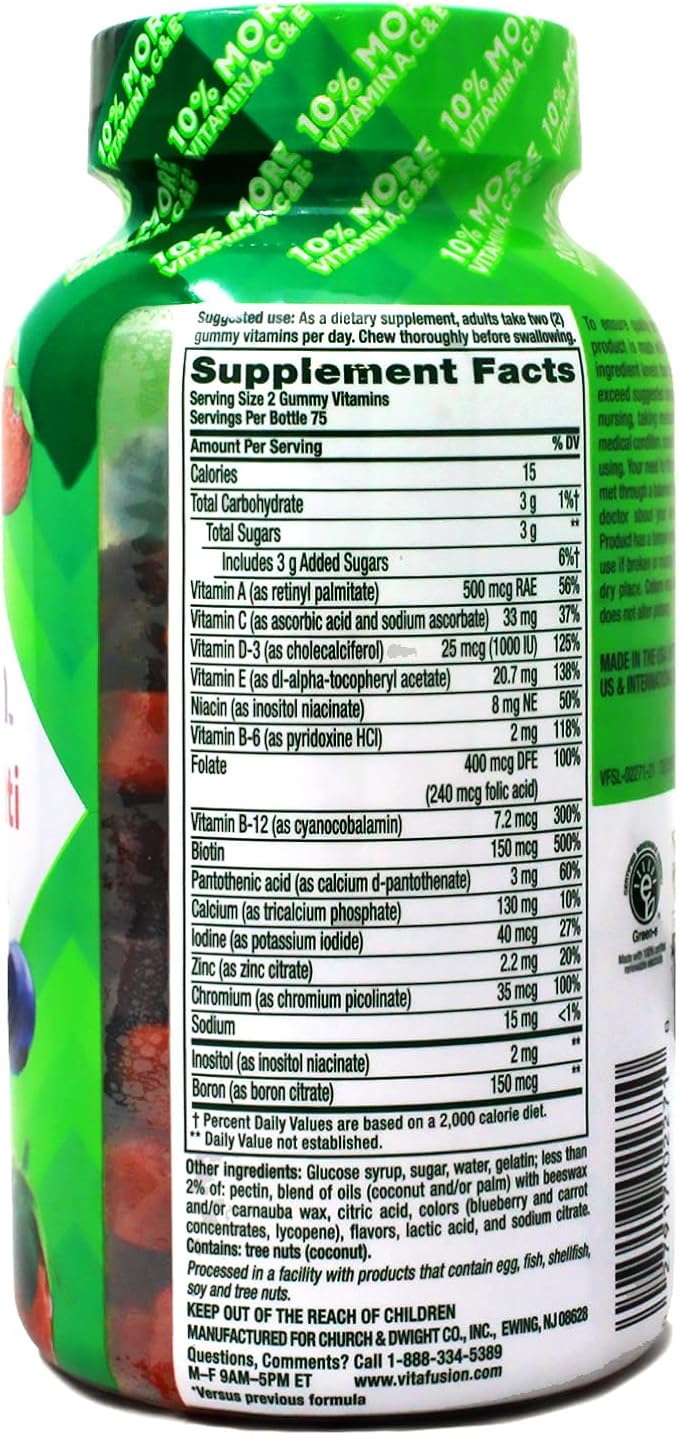 Vitafusion Women's Daily Multivitamin Gummy 150 Count